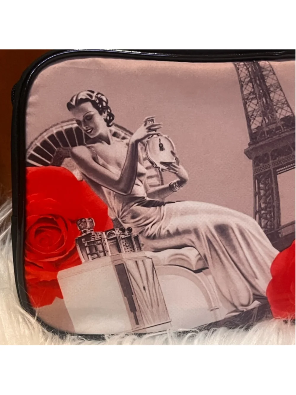 Lancome Elegant Black Cosmetic Pouch